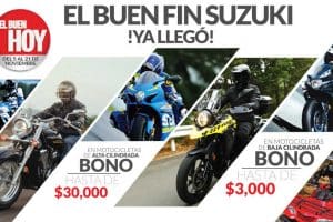 El Buen Fin 2018 Suzuki: Bonos en Motos de hasta $30,000 pesos
