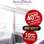 El Buen Fin 2018 Tecno Blinds: 40% de descuento en persianas y cortinas