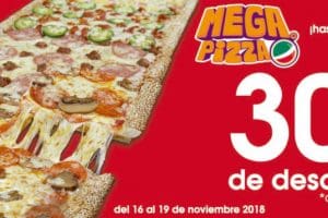 Ofertas Benedetti’s Pizza El Buen Fin 2018: 2×1 en pizzas medianas