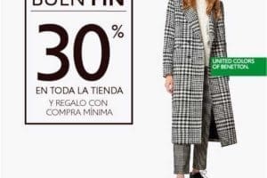 Ofertas Benetton El Buen Fin 2018: 30% de descuento + 6 MSI + regalo