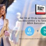 El Buen Fin 2018 BBVA Bancomer: Puntos Dobles + 6 Meses sin intereses