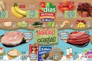 Frutas y Verduras S-Mart del 20 al 22 de Noviembre 2018