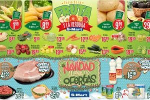 Frutas y Verduras S-Mart del 27 al 29 de noviembre 2018