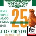 Ofertas El Buen Fin 2018 en Wingstop