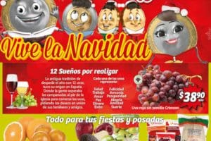 Soriana Mercado frutas y verduras del 28 al 31 de diciembre 2018