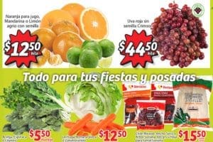 Soriana Mercado: Frutas y Verduras del 7 al 10 de diciembre 2018