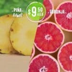Ofertas Mega Soriana Frutas y Verduras 8 y 9 de Enero 2019