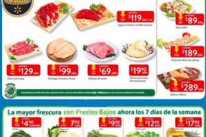 Ofertas Walmart Frutas y Verduras Fin de Semana 4 al 6 de enero 2019
