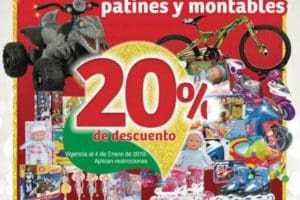 Soriana: 20% de descuento en toda la juguetería del 2 al 4 de Enero 2019