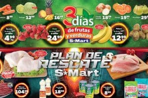 Frutas y Verduras S-Mart del 12 al 14 de febrero de 2019