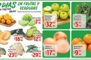 Frutas y Verduras HEB del 12 al 18 de Marzo de 2019