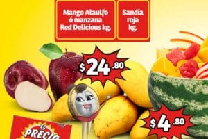 Frutas y Verduras Soriana Mercado del 5 al 7 de Marzo de 2019