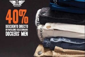 Sears: 40% de descuento en pantalones Dockers Men