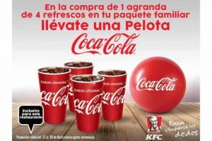 Promoción Coca-Cola y KFC Día del Niño 2019 llevate una pelota Gratis