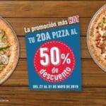 Domino's Pizza Hot Sale 2019: Pizzas al 2×1½ del 27 al 31 de Mayo 2019