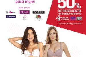 Suburbia: Ropa interior para mujer con 50% de descuento en segunda compra