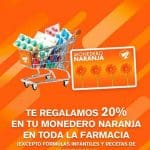 Temporada Naranja 2019 en La Comer y Fresko: Farmacia 20% de bonificación en Monedero Naranja