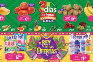 Frutas y Verduras S-Mart del 2 al 4 de Julio de 2019