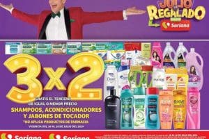 Julio Regalado 2019: 3×2 en shampoos, acondicionadores y jabones