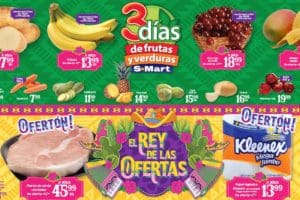 Frutas y Verduras S-Mart del 16 al 18 de julio de 2019