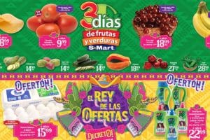 Frutas y Verduras S-Mart del 23 al 25 de Julio de 2019