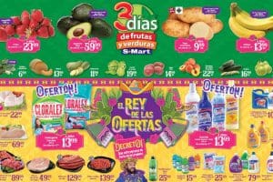 Frutas y Verduras S-Mart del 30 de Julio al 1 de Agosto 2019