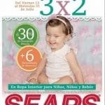 Sears: 3×2 en ropa interior para niños y bebés Julio 2019