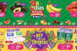Frutas y Verduras S-Mart del 9 al 11 de Julio de 2019