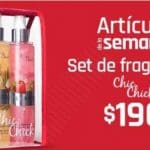 Artículo de la semana Suburbia: Set de 3 fragancias body mist Chic Chick a $190 1