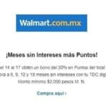 Walmart y Sam's Club - Bono del 30% en puntos BBVA Bancomer con tarjeta digital