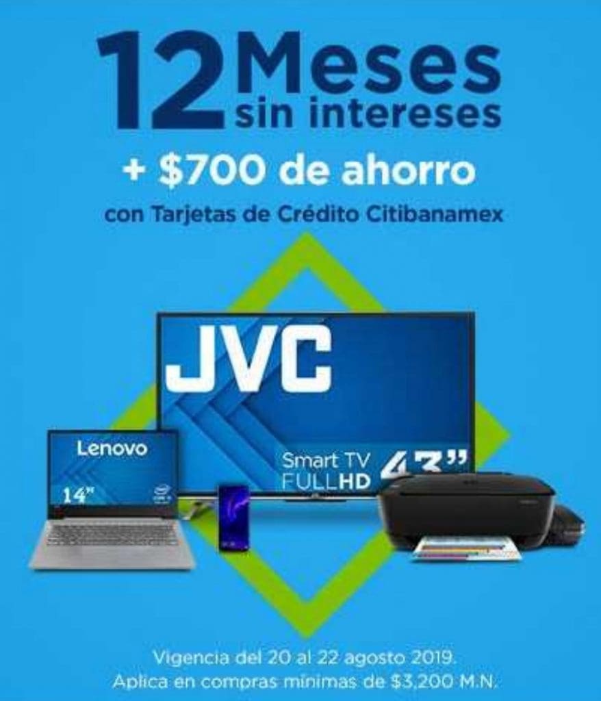 Sam's club: $700 de descuento con citibanamex y 12msi en compras de $3,200