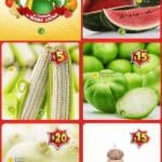 Bodega Aurrerá frutas y verduras Tianguis de Mamá Lucha 9 al 12 de septiembre 2019