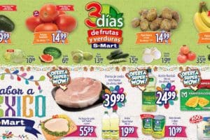 Ofertas S-Mart frutas y verduras del 10 al 12 de septiembre 2019