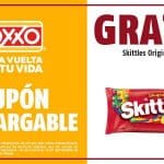 Oxxo: Gratis Skittles Original 54.4gr descargando cúpon