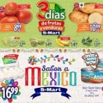 Frutas y Verduras S-Mart del 3 al 5 de Septiembre 2019
