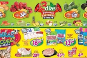 Frutas y Verduras S-Mart del 1 al 3 de octubre 2019