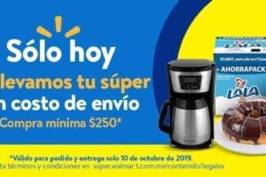 Walmart: Envío Gratis Súper Jueves 10 de Octubre 2019