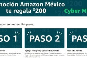 Amazon México – Cyber Monday 2019 / Cupón de $200 de descuento