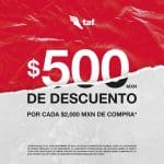 Ofertas TAF México Buen Fin 2019: $500 de descuento y 12 msi