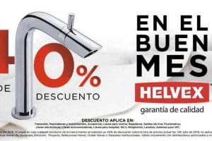 Promoción Helvex Buen Fin 2019: 40% de descuento todo noviembre