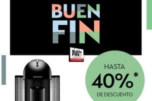 Promoción Nespresso Buen Fin 2019: hasta 40% de descuento
