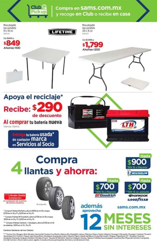 Cuponera de ofertas Sams Club del 26 de noviembre al 9 de diciembre 2019