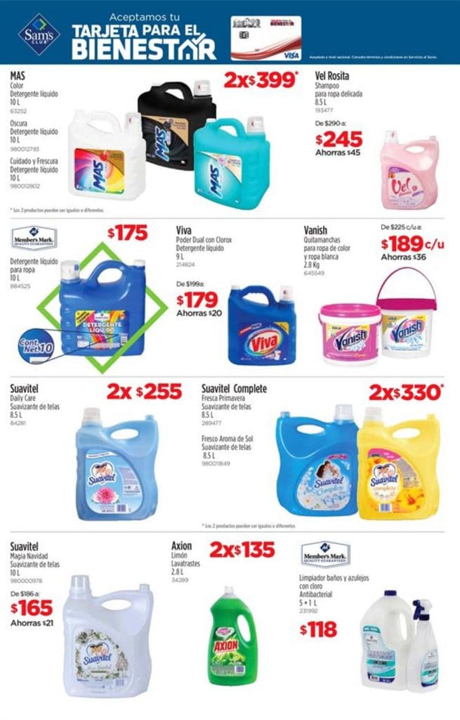 Cuponera de ofertas Sams Club del 26 de noviembre al 9 de diciembre 2019