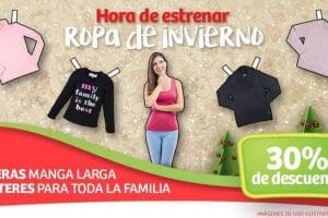 Soriana Híper y MEGA: 30% de descuento en suéteres y playeras manga larga