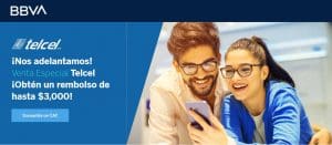 Promociones Telcel y BBVA Bancomer Pre Buen Fin 2019: $3,000 de reembolso y msi