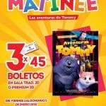 Cinemex: Matinee Las aventuras de Tommy 3 boletos por $45 pesos