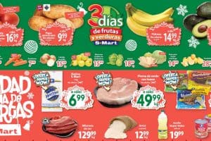 Ofertas S-Mart Frutas y Verduras del 3 al 4 de diciembre 2019