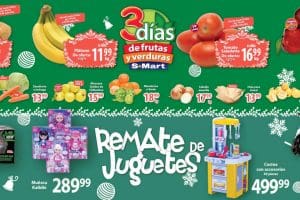 Frutas y Verduras S-Mart del 10 al 12 de diciembre 2019