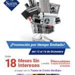 Sams Club: 18 MSI + 3 de bonificación con tarjetas de crédito BanBajío
