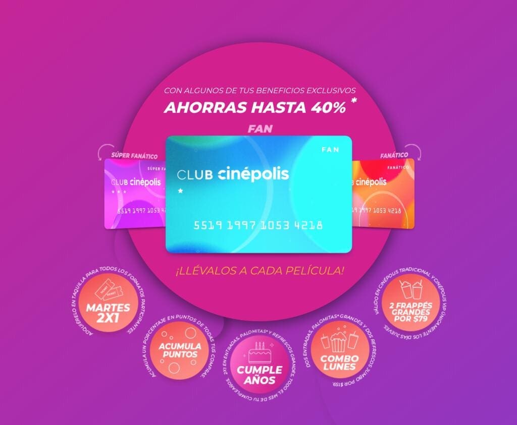 Promociones Club Cinepolis Canasta de Palomitas ó 2 Frappes por $79